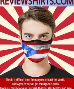 National Flag of Puerto Rico US Cloth Face Masks