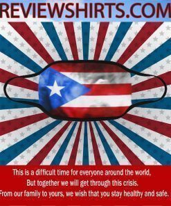 National Flag of Puerto Rico US Cloth Face Masks