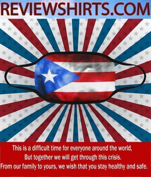 National Flag of Puerto Rico US Cloth Face Masks