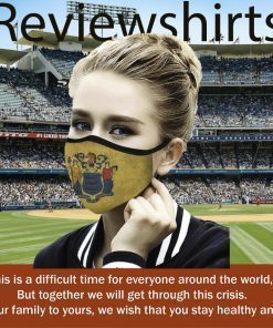 New Jersey US State Flag Covid Mask