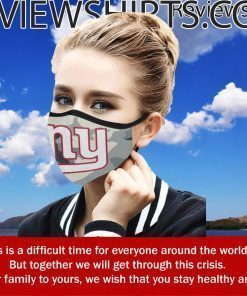 Camo New York Giants Cloth Face Mask