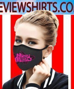 Nicki Minaj Textos Singer - Nicki Minaj Name Logo 2020 Face Mask