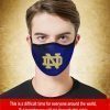 Notre Dame Face Mask Gift Father's Day