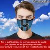 Carolina Panthers Face Filter - Face Mask Filter Activated Carbon PM 2.5