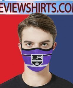 Los Angeles Kings Cloth Face Mask - Logo LA Kings Flag US Face Mask