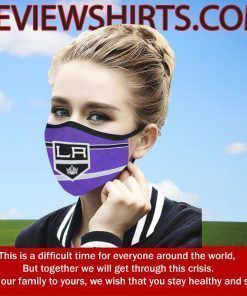 Los Angeles Kings Cloth Face Mask - Logo LA Kings Flag US Face Mask