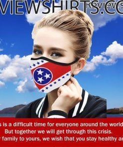 State Of Tennessee State Face Mask For US