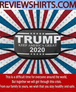 Trump 2020 Keep America Great Cloth Face Mask US