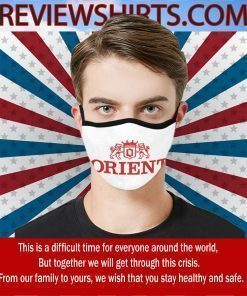 Orient Vector Logo Clock Cloth Face Mask