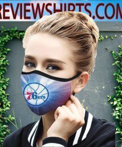 Logo Philadelphia 76ers American basketball NBA Club Cloth Face Mask