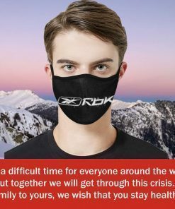 Reebok Cloth Face Mask Activated Carbon