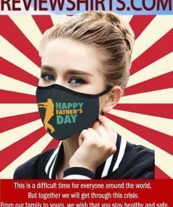 Father and Daughter Father's day Face Mask - Funny Father's day 2020 Masks