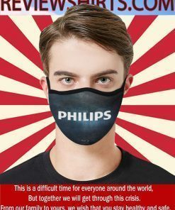 business Logo Trademark Philips Cloth Face Mask