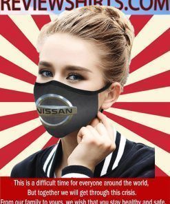 Logo Nissan Car Face Masks