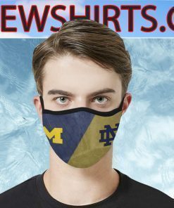 Notre Dame vs Michigan Cloth Face Mask