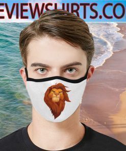 Cartoon Film Lion King Old Simba Face Mask