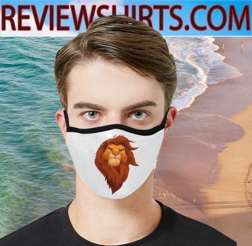 Cartoon Film Lion King Old Simba Face Mask