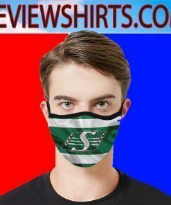 Logo Saskatchewan Roughriders Face Mask US