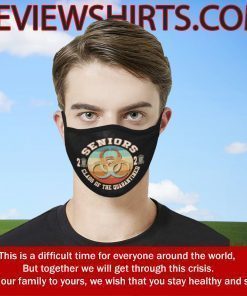 Seniors 2020 Quarantine Reusable Face Mask - Class of The Quarantined Cloth Face Mask