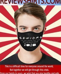 Seniors 2020 Toilet Paper Cloth Face Mask