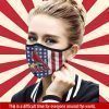 Logo St Louis Cardinals US Flag Face Mask