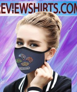 Super Nintendo Logo Face Mask