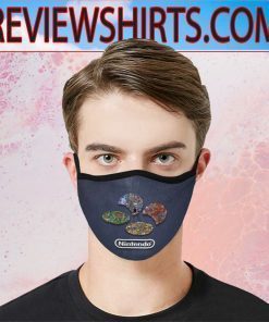 Super Nintendo Logo Face Mask