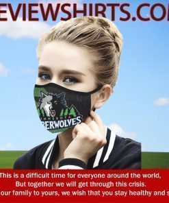 2020 Timberwolves Minnesota State Cloth Face Mask