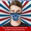 Toronto Maple Leafs US Flag Face Mask