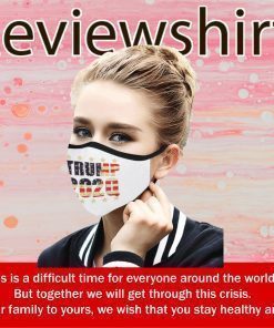 Donald Trump 2020 American Flag Cloth Face Mask