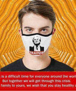 Trump the Traitor Face Mask US 2020 - Antibacterial Fabric
