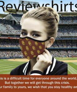 USC Trojans women's volleyball Face Mask US - Logo USC Trojans 2020