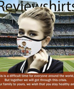 We love you Father's Day Face Masks