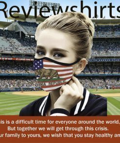 California US State Cloth Face Mask