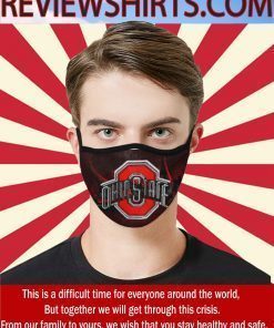 The State Of Ohio State Flag CLoth Face Mask