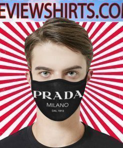 logo Prada Milano Cloth Face Masks