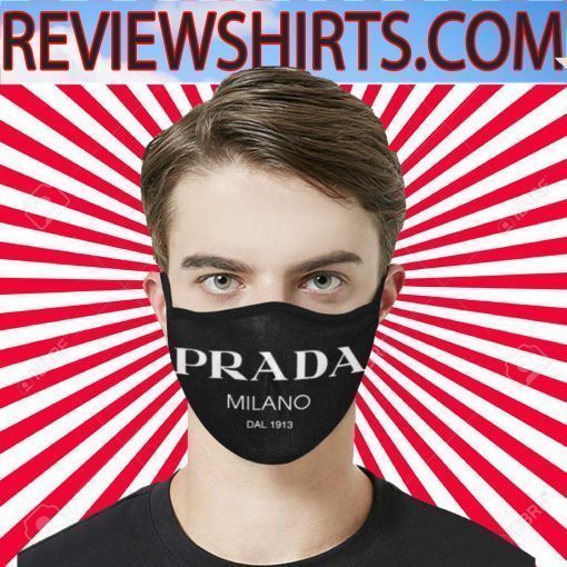 logo Prada Milano Cloth Face Masks