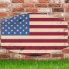 AMERICAN FLAG GRUNGE BACKGROUND FACE MASKS