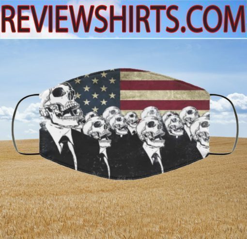 AMERICAN FLAG SKULL FACE MASK US