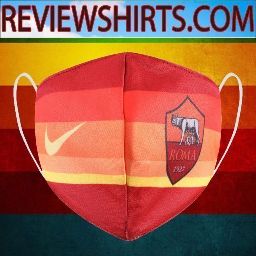 Logo Nike - AS Roma Soccer Team Face Mask