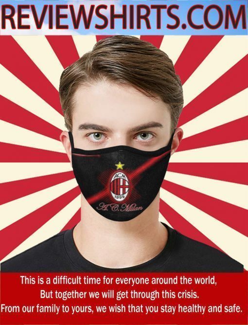 Logo Ac Milan 2020 Face Masks