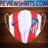 Atletico Madrid Face Covering Mask Filter PM2.5