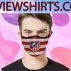 Atlético Madrid Anti Dust Half Face Mouth Mask With Adjustable Straps Face Masks