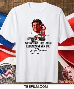 Ayrton Senna Legends Never Die Shirt