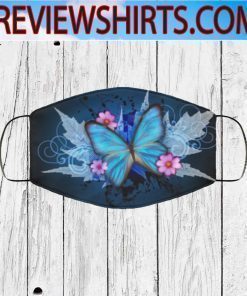 BUTTERFLY WALLPAPER FACE MASK