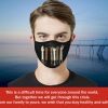 Be Kind Hand Sign Language Cloth Face Mask Activated Carbon