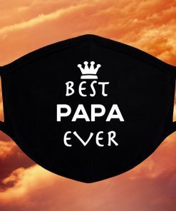 Best Papa Ever Face Mask - Fathers Day Gift - Husband Gift - Men Gift for Him Best Papa Face Mask Gift