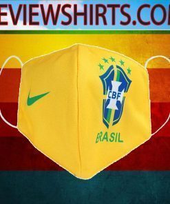 Brazil National Soccer Team Face Mask - Logo Trademark Nike