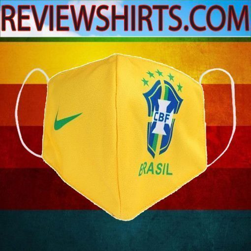 Brazil National Soccer Team Face Mask - Logo Trademark Nike