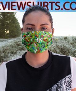 Bright Comic Face Mask